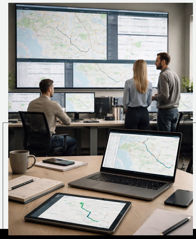 Трекинг грузов и Fleet Management, мониторинг автопарка в Ирбите