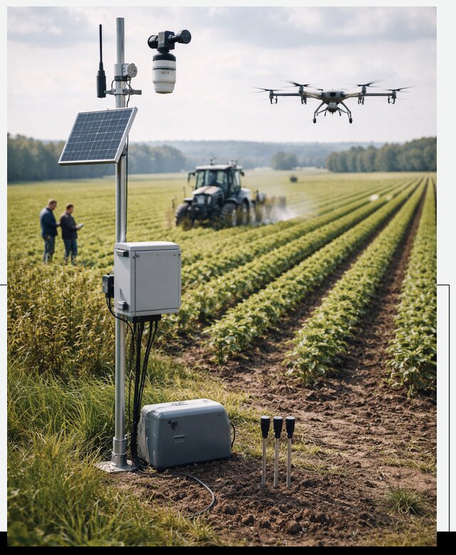 Разработка IoT мониторинга полей в Ирбите от 9344 р. | АвикейРбт